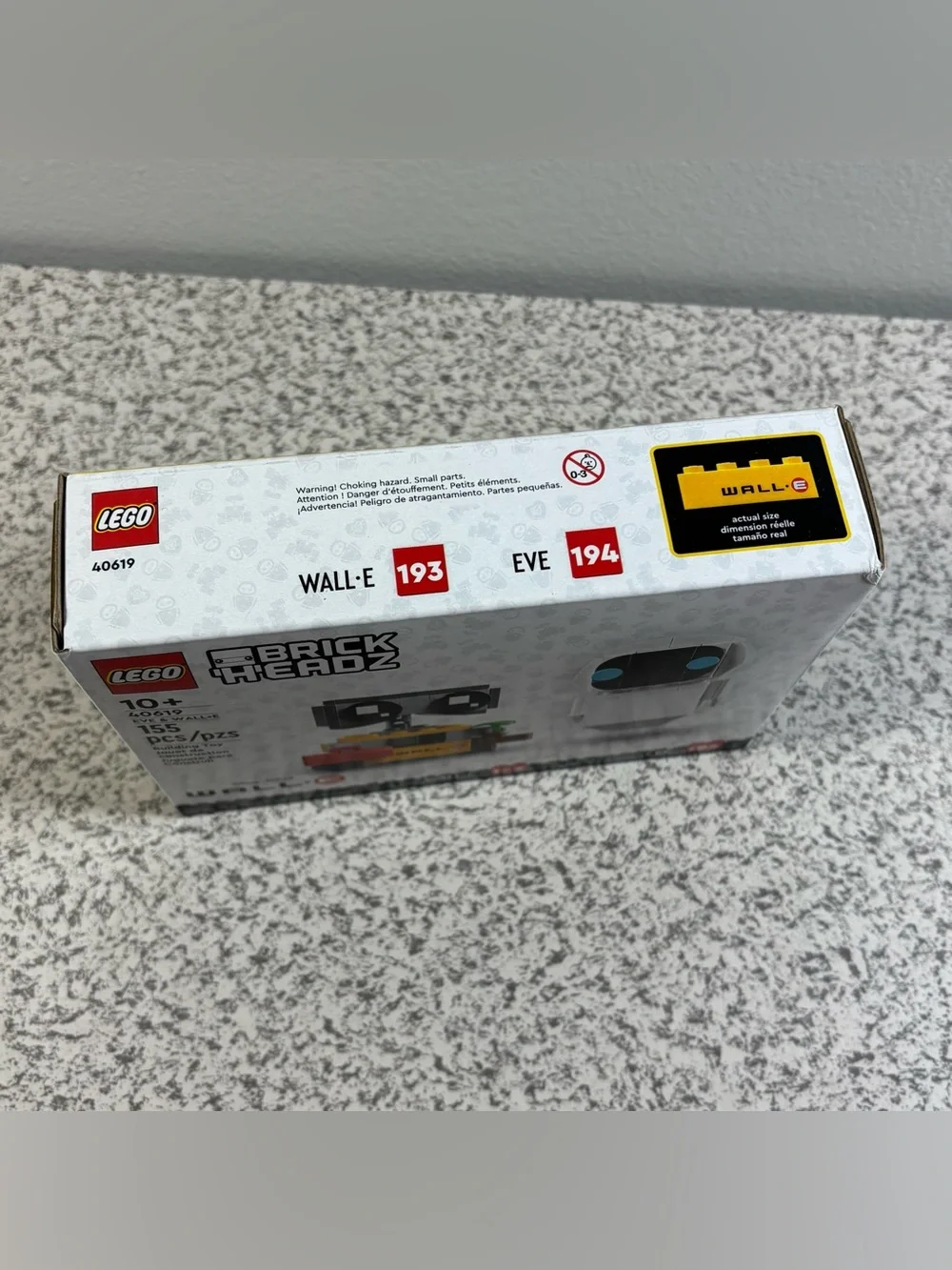 LEGO 40619 Disney Pixar Brickheadz Eve & Wall-E Set Kit New